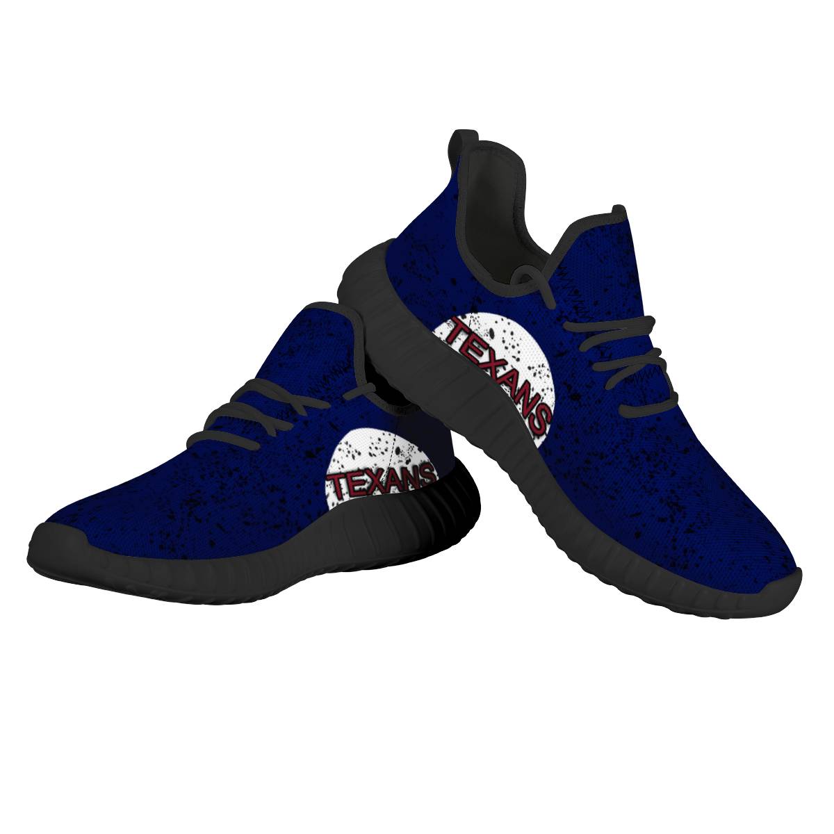 Men's Houston Texans Mesh Knit Sneakers/Shoes 013